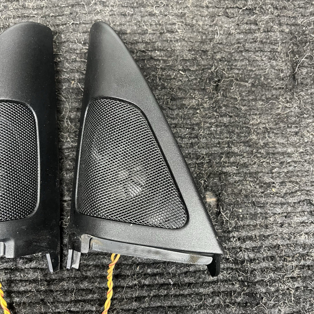 ☑️ 07-13 OEM BMW E92 E93 335 M3 Front Left Right Door Tweeter Speaker Cover SET