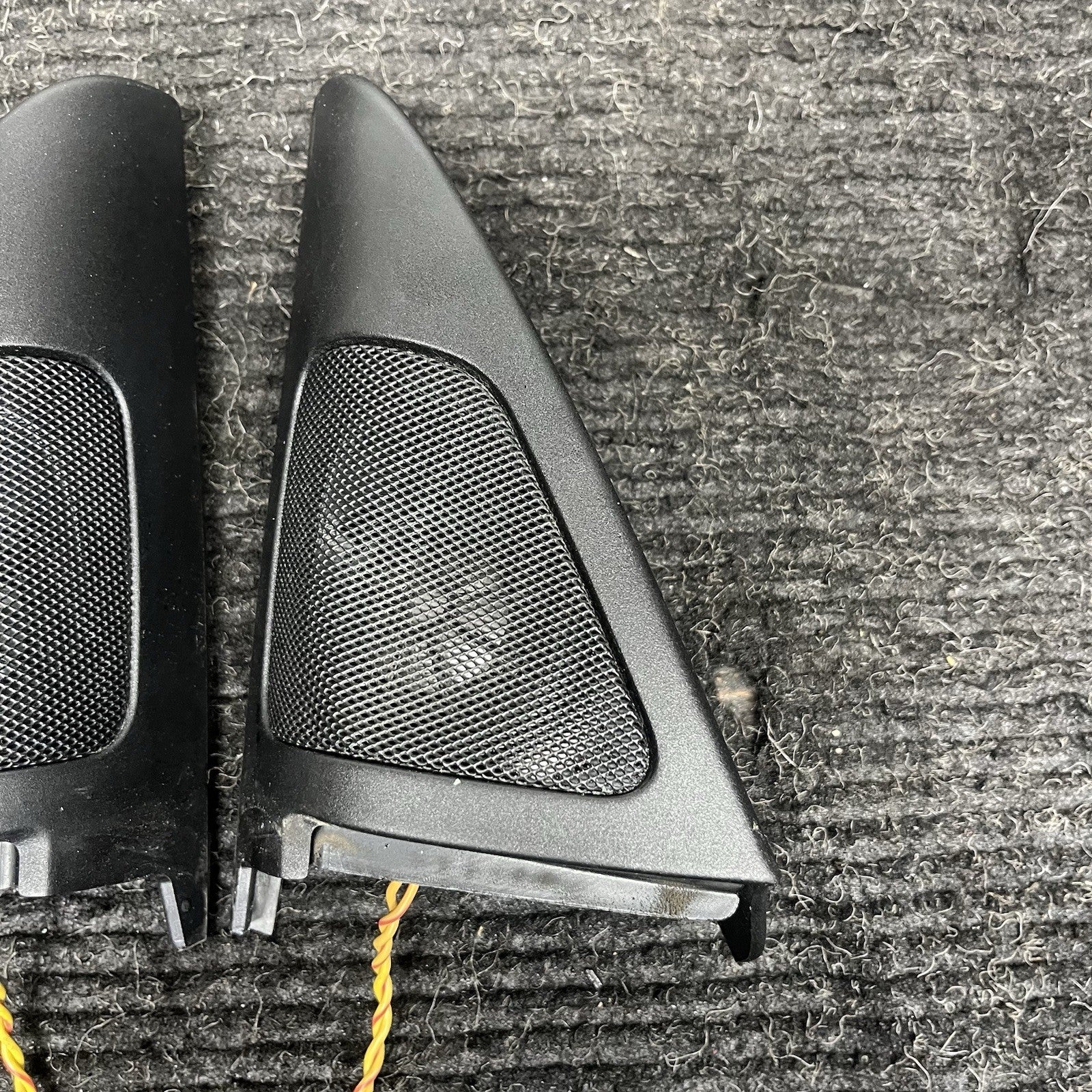 ☑️ 07-13 OEM BMW E92 E93 335 M3 Front Left Right Door Tweeter Speaker Cover SET