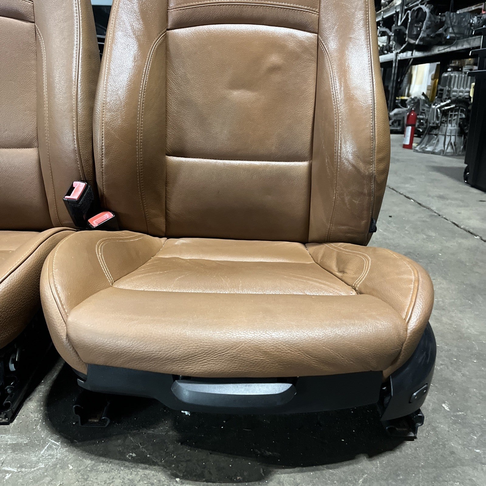 ☑️ 07-13 OEM BMW E92 Front Left Right SPORT Seats Black Dakota Leather HEATED