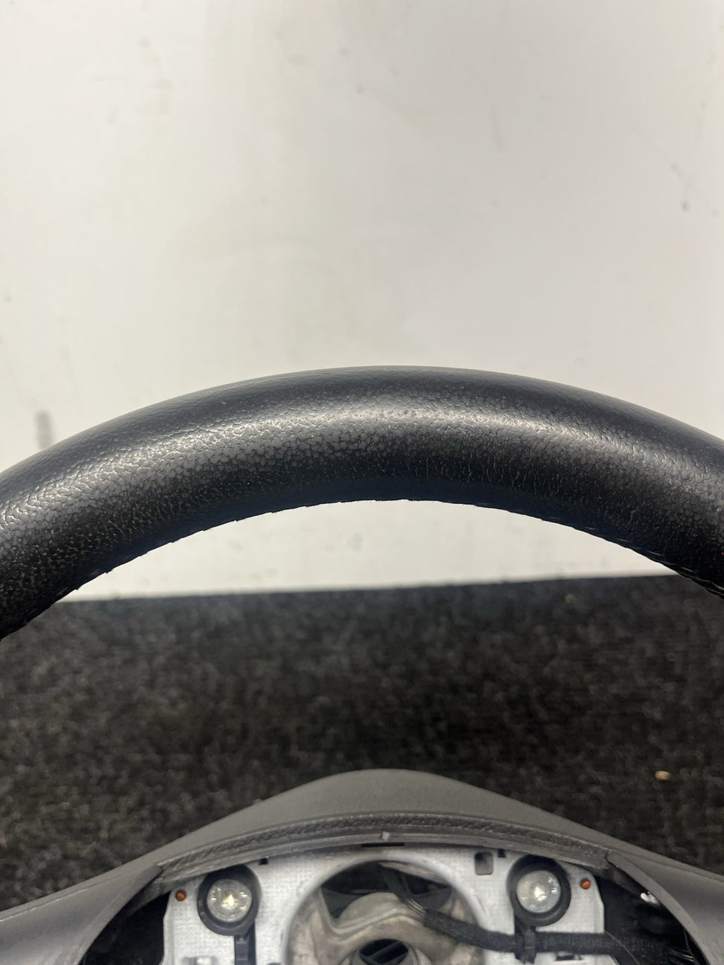 ☑️ 06-10 OEM BMW E92 E93 335 Sport Steering Wheel Black LEATHER Manual