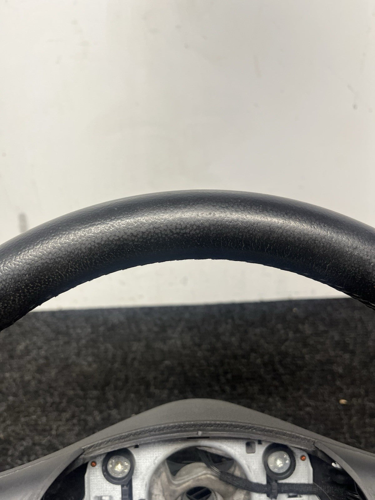 ☑️ 06-10 OEM BMW E92 E93 335 Sport Steering Wheel Black LEATHER Manual