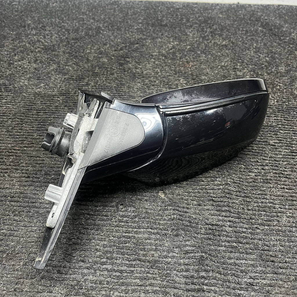 ☑️ 10-13 OEM BMW E82 E88 Front Right Passenger Side Heated Mirror Assembly Black