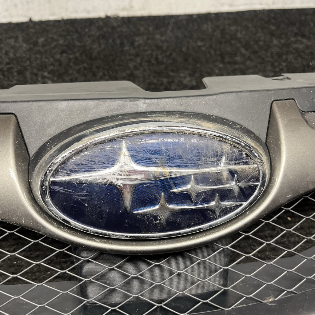 ☑️ OEM 2008-2012 Subaru Impreza WRX Gray Sport Grille Subaru Logo