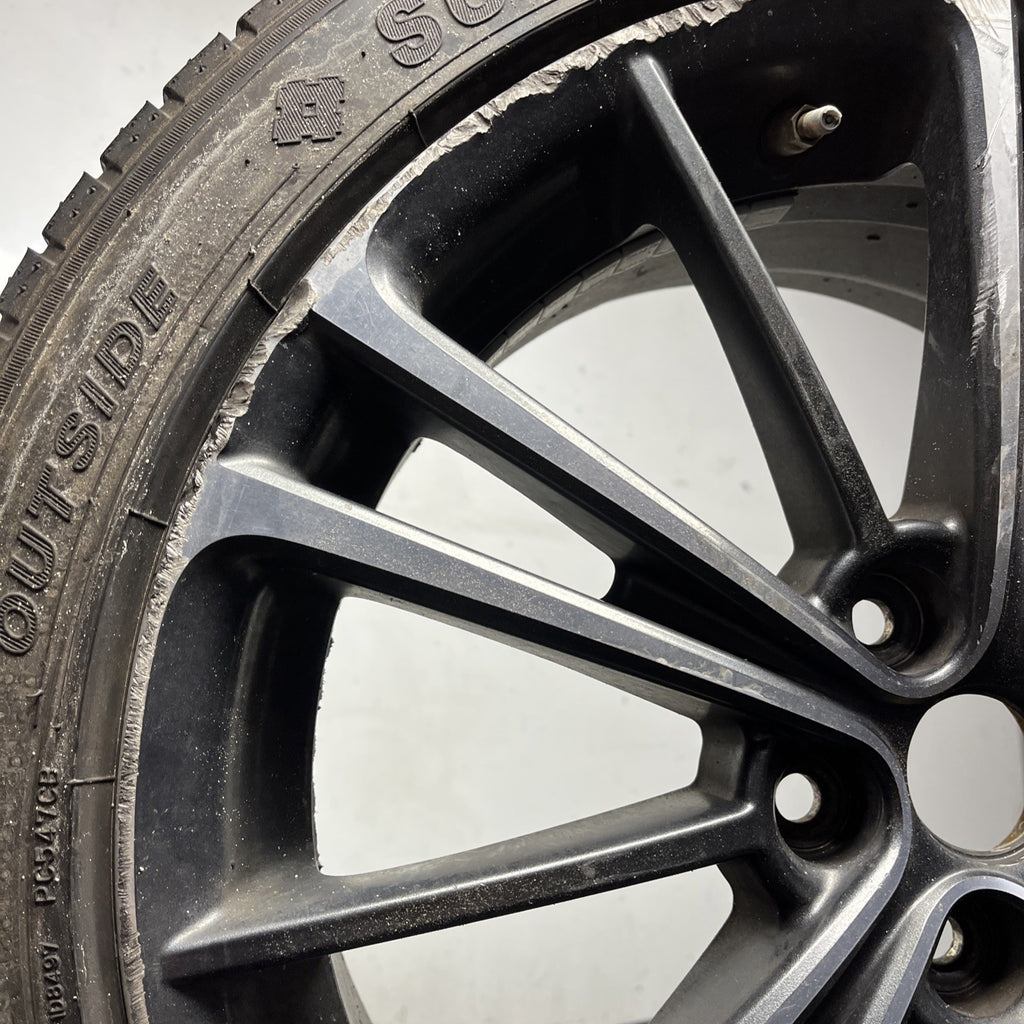 ☑️ 2013-2016 Scion FRS  17” Factory Rim 17x7 BLACK W/CHROME OEM 28111CA010