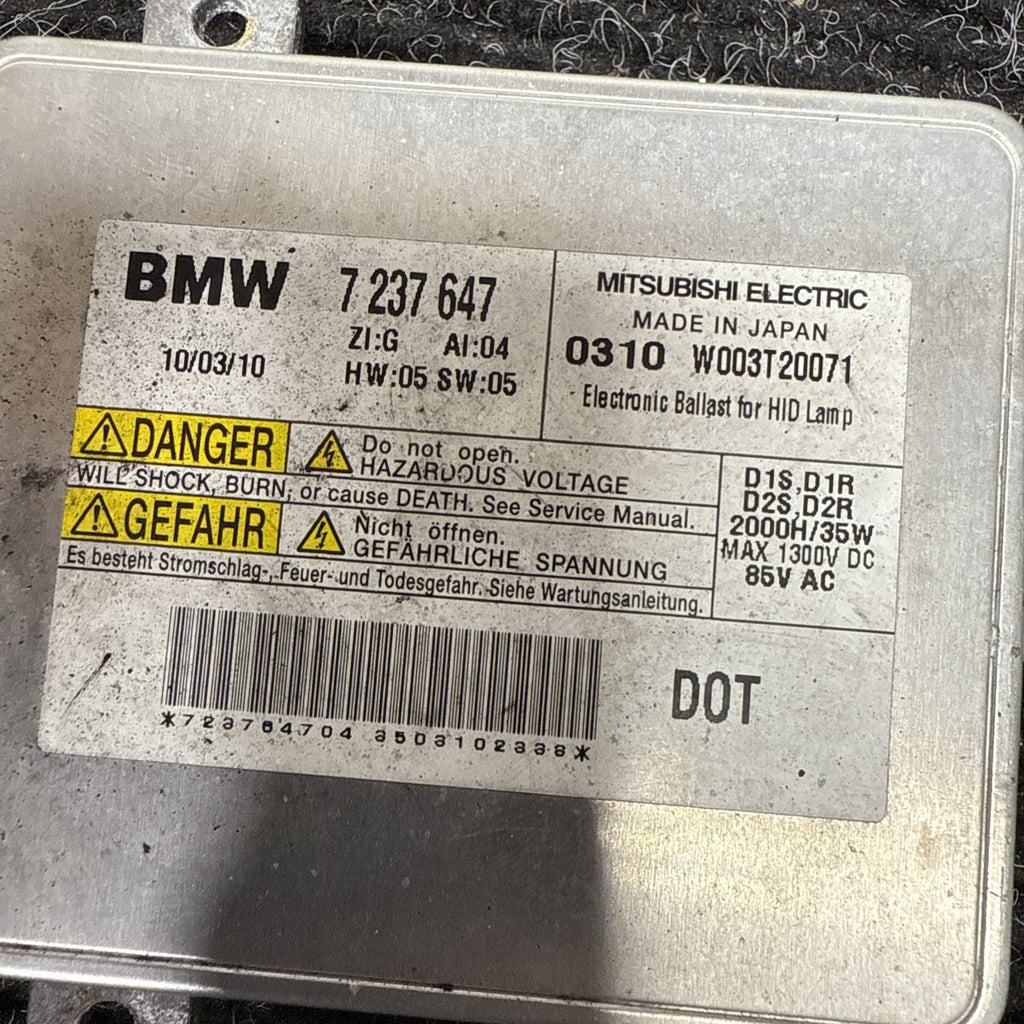 ☑️09-11 BMW OEM E90 E91 Dynamic Adaptive Xenon Headlight HID Ballast Driver Left