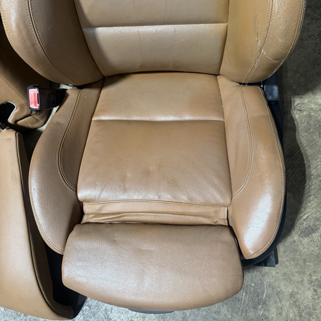 ☑️ 07-13 BMW E93 335 Convertible OEM Saddle Brown Interior Seats Complete Heated