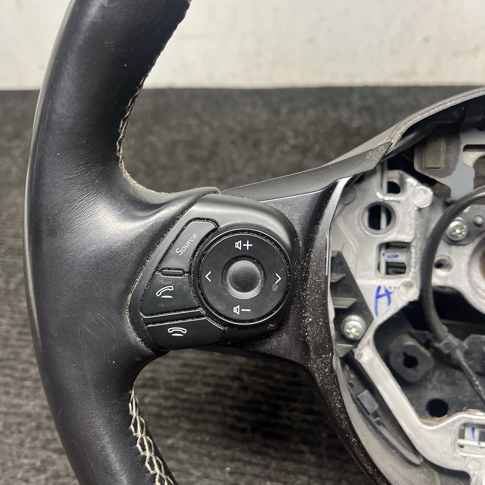 ☑️ 22-24 TOYOTA GR86 STEERING WHEEL LEATHER BLACK OEM MANUAL GS131-16410