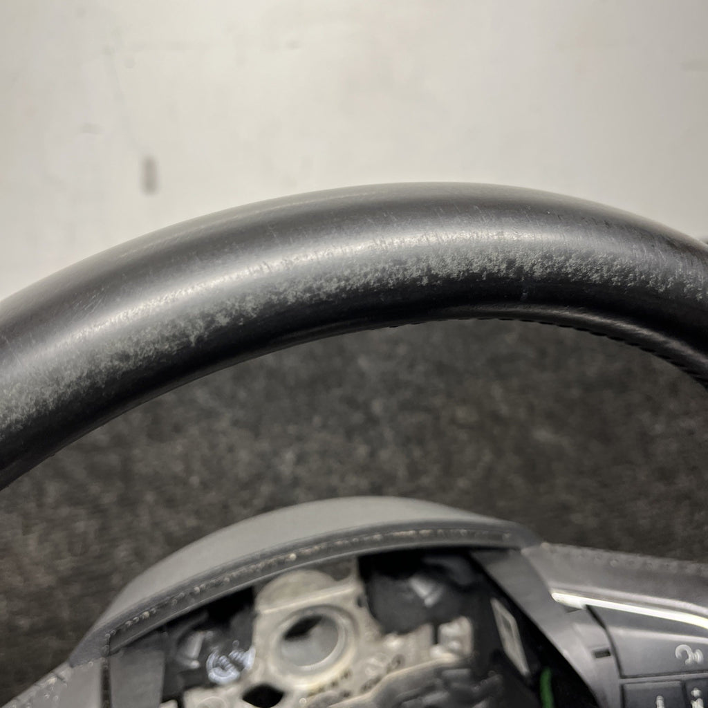 ☑️ 07-11 AUDI 4L Q7 STEERING WHEEL 4 FOUR SPOKE LEATHER OEM