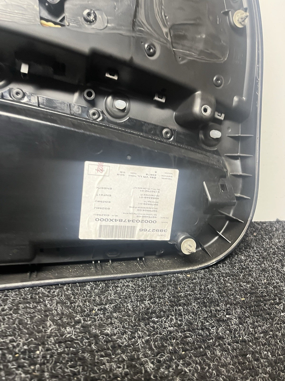 ☑️ 07-13 BMW E92 E93 3 Series Right Passenger Side Door Panel Card Brown OEM