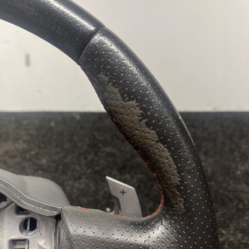 ☑️ 2013-2016 SCION FRS Subaru BRZ OEM Steering wheel Red Stitched Shift Paddles