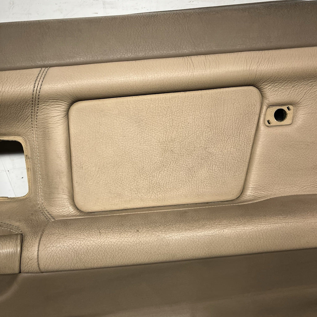 ☑️ 1994-99 BMW E36 PASSENGER SIDE DOOR PANEL RIGHT BEIGE CARD CONVERTIBLE COUPE