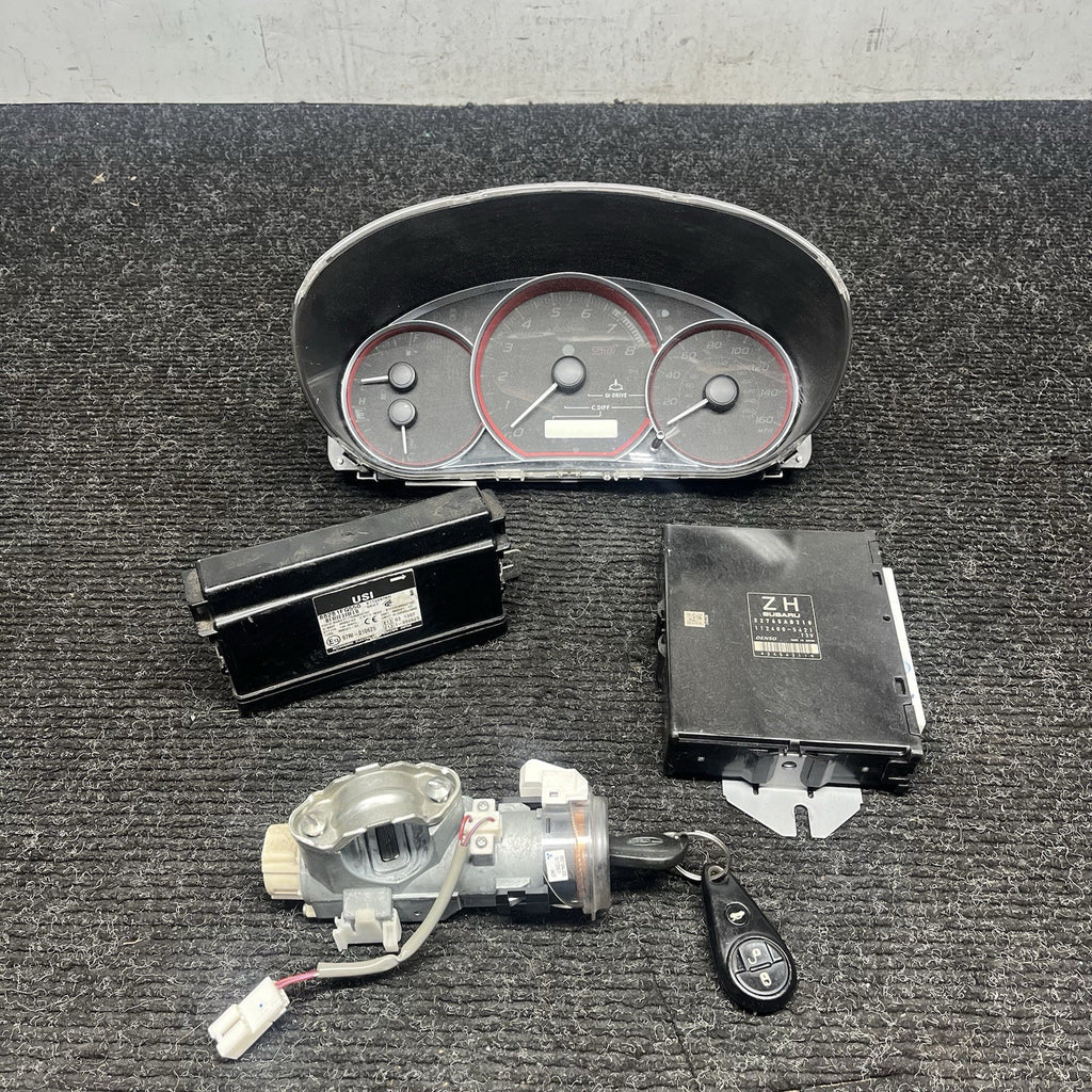 ☑️ 2011 SUBARU WRX STI EJ257 GV8 OEM ENGINE ECU IMMOBILIZER KEY CLUSTER KIT 185k