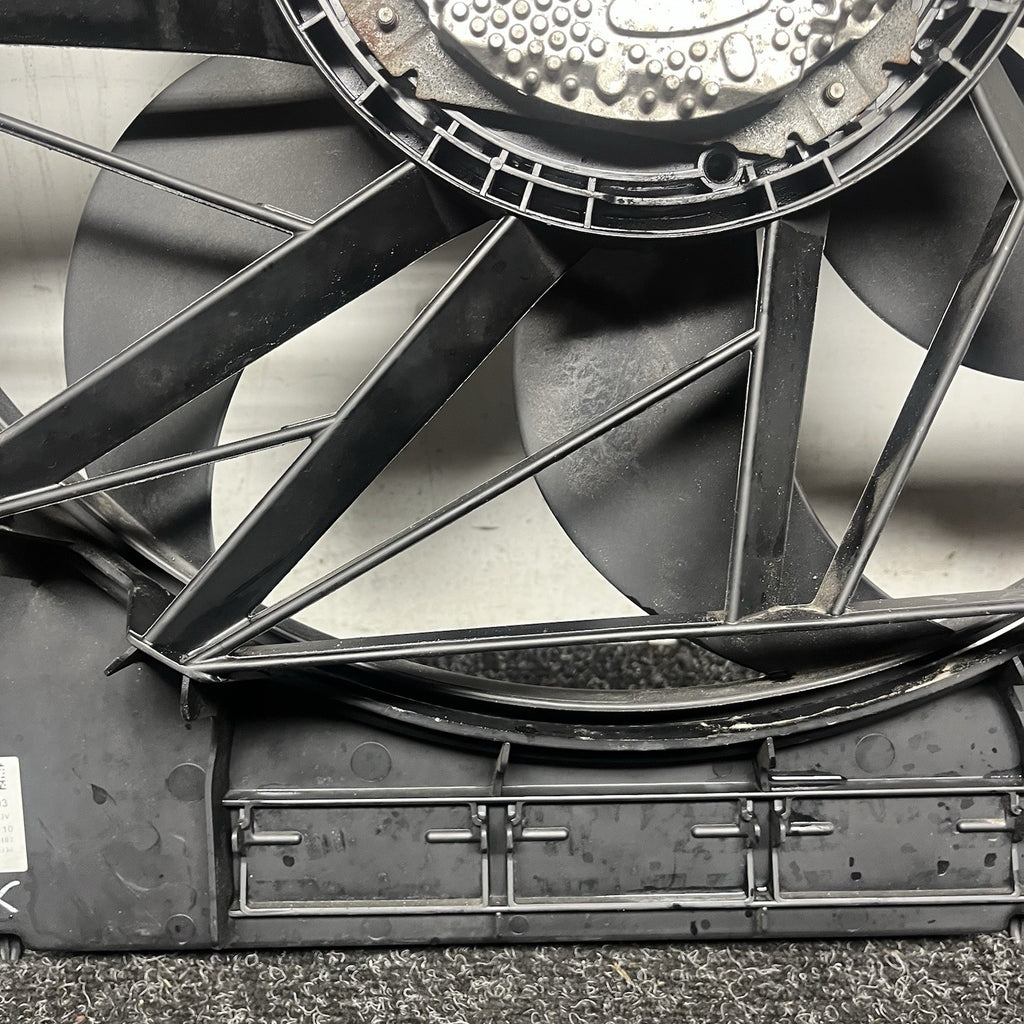☑️ 2011-2014 BMW F25 X3 XDRIVE35I N55 ENGINE RADIATOR COOLING FAN ASSEMBLY OEM