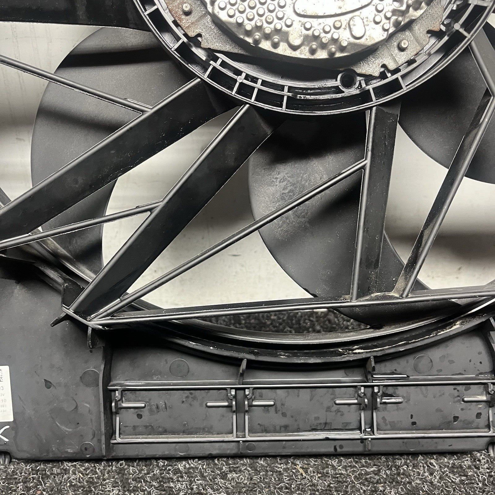 ☑️ 2011-2014 BMW F25 X3 XDRIVE35I N55 ENGINE RADIATOR COOLING FAN ASSEMBLY OEM