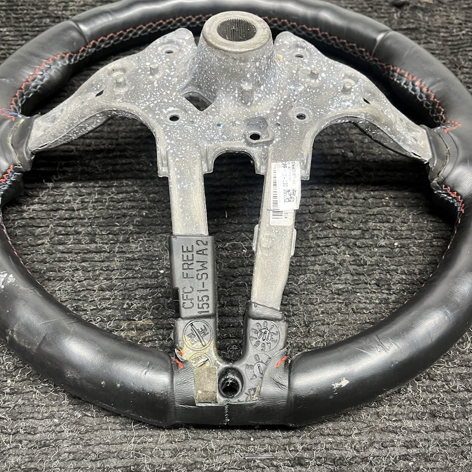 ☑️ 16-18 BMW M6 F06 F12 F13 M-Sport Steering Wheel Core Frame OEM