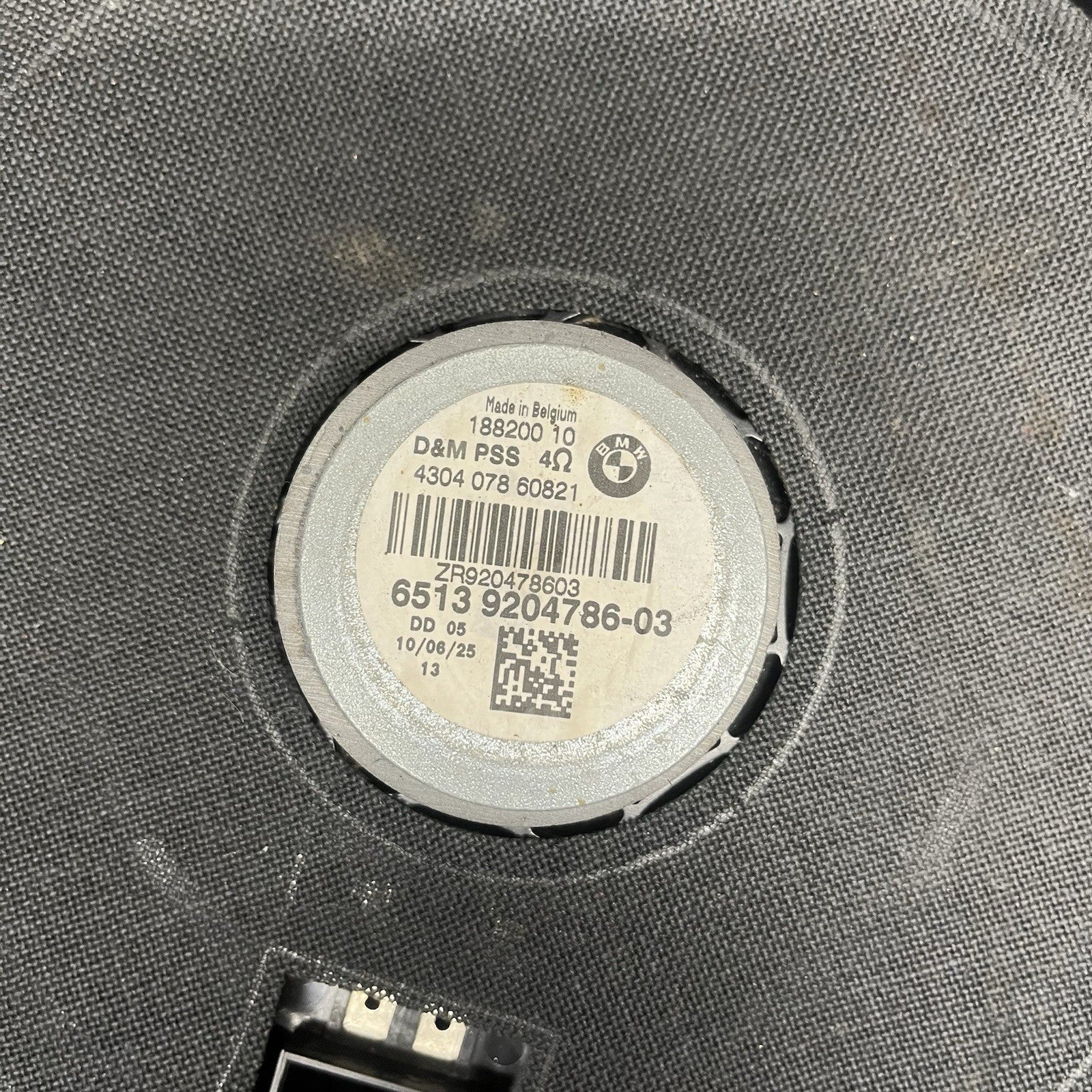 ☑️ OEM BMW E88 E92 E93 335 M3 Floor Bass Speaker Sub Subwoofer Audio D&M Pair