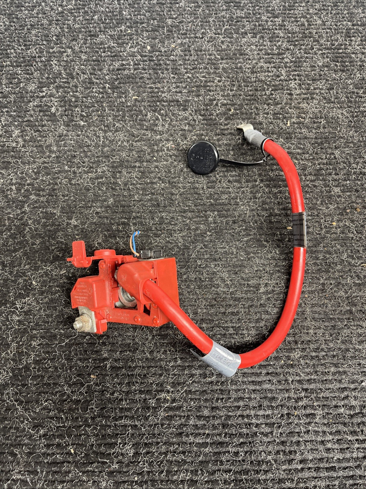 ☑️ 06-13 OEM BMW E82 E90 E92 M3 Battery Plus Pole Terminal Positive Red Cable