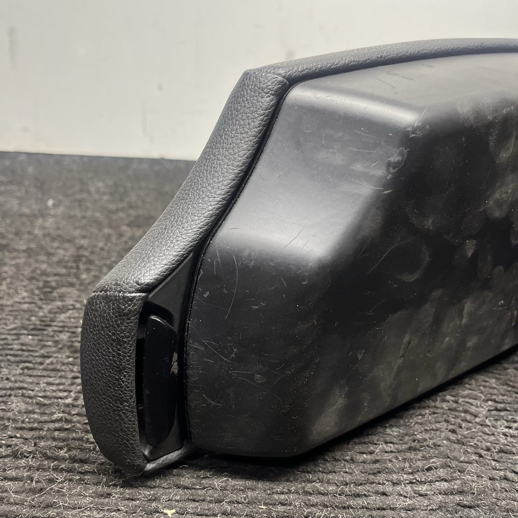 08-13 BMW E82 128i 135i Center Console Armrest Tray Lid BLACK Leather 9110501-08