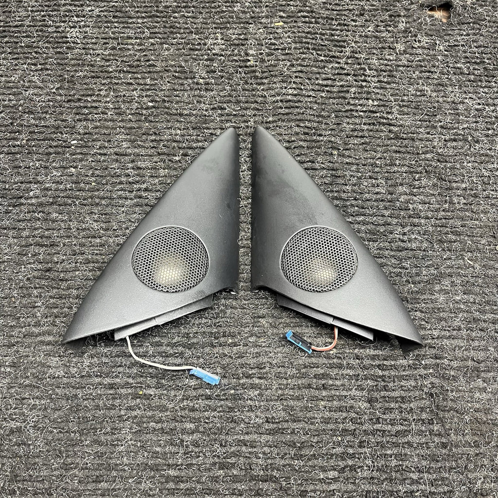 ☑️ 03-08 BMW Z4 E85 Front Right & Left Corner Tweeter Speaker w/ Cover Set OEM