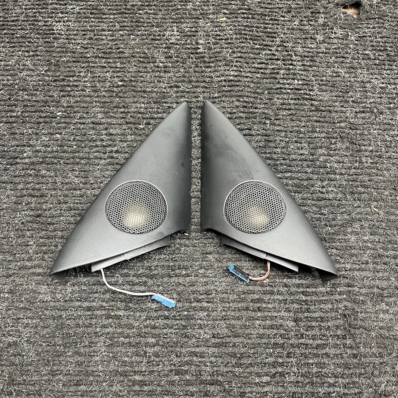 ☑️ 03-08 BMW Z4 E85 Front Right & Left Corner Tweeter Speaker w/ Cover Set OEM