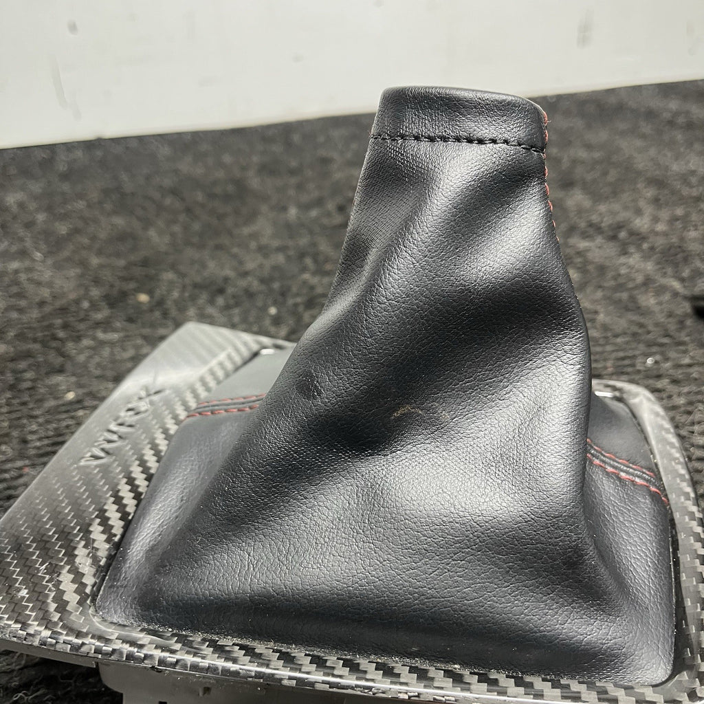 ☑️ OLM Dry Carbon Fiber MT Shifter Trim Cover - 2015 WRX MT