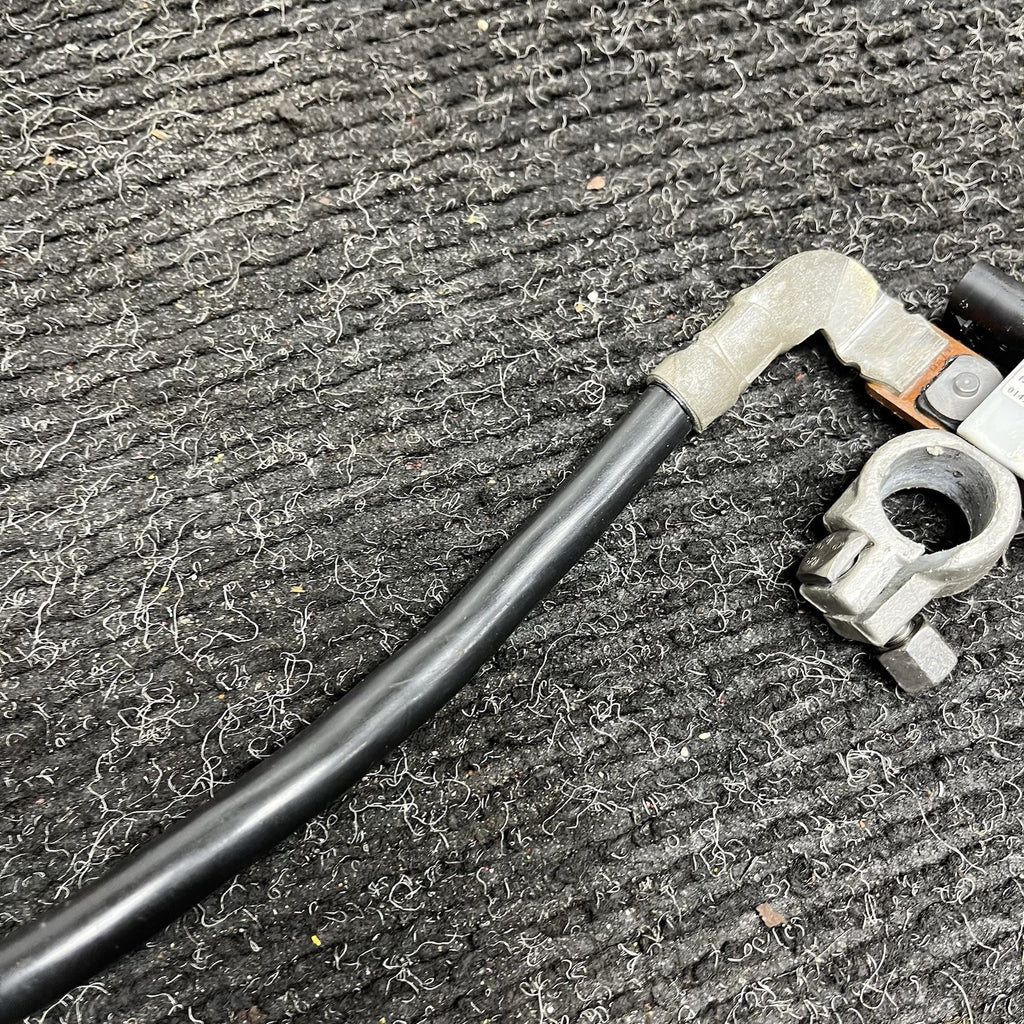 ☑️ 08-13 OEM BMW E82 E88 128 135 Battery Negative Cable Terminal IBS Ground