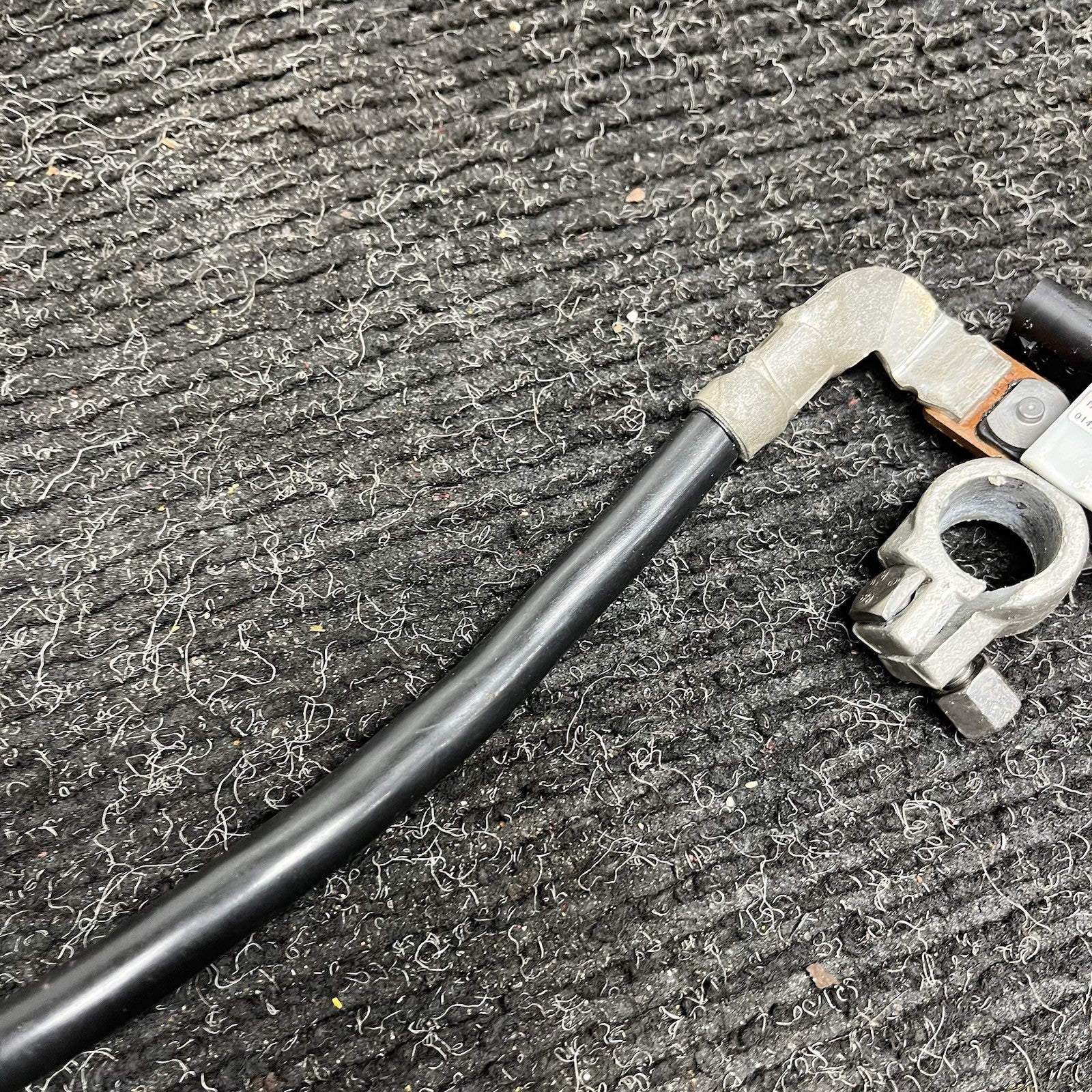 ☑️ 08-13 OEM BMW E82 E88 128 135 Battery Negative Cable Terminal IBS Ground