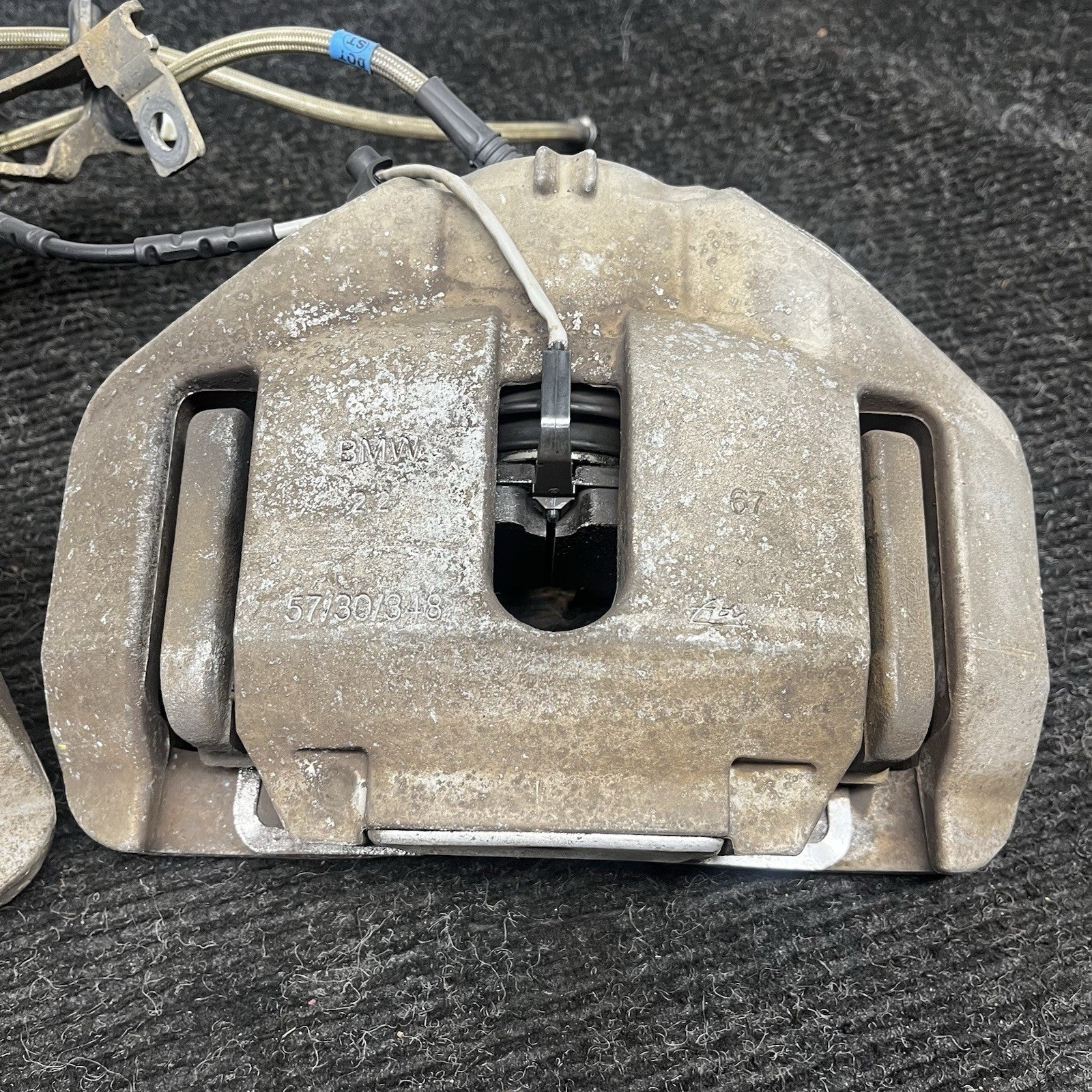 ☑️ 06-11 E90 E91 E92 E93 E84 335 BMW 335d Front Brake Caliper Set OEM