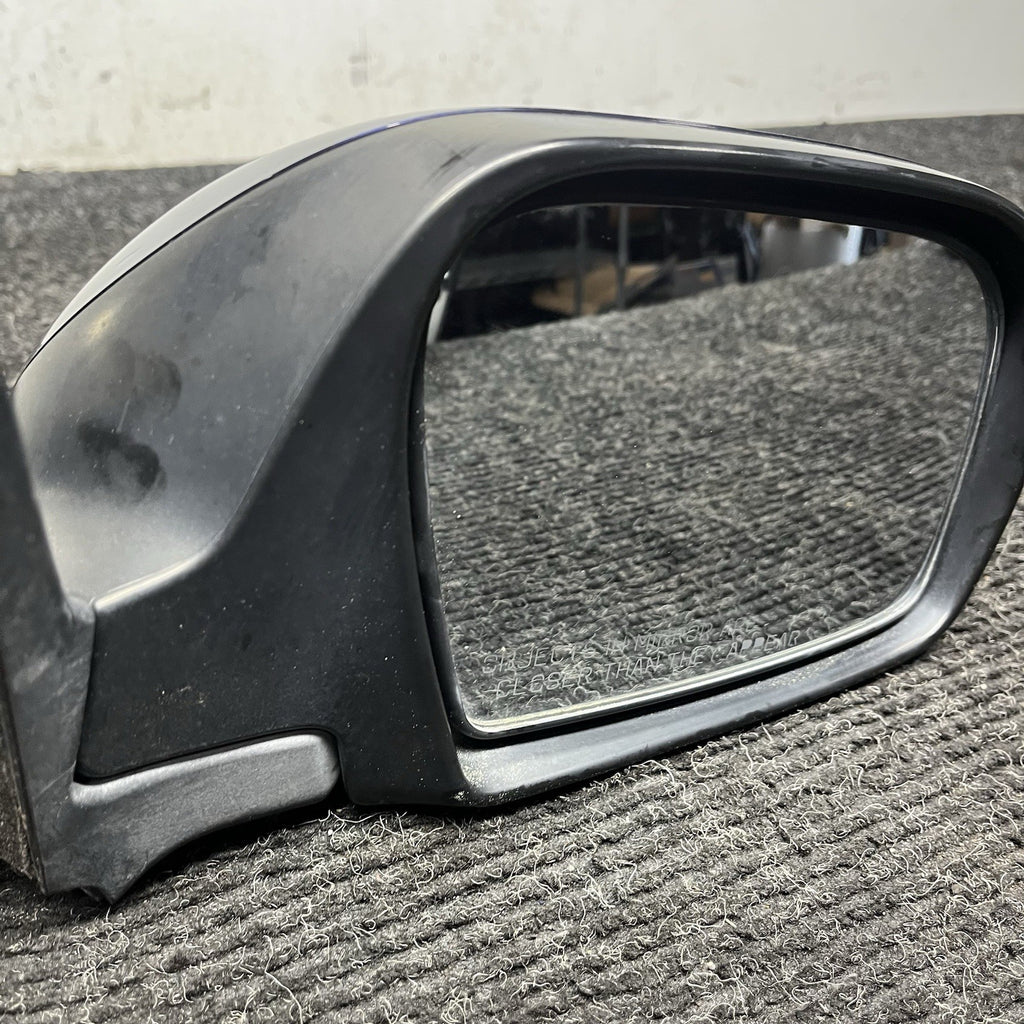 ☑️ 2008-2014 Subaru WRX STI RH Right Passenger Door Mirror DGM Dark Blue OEM