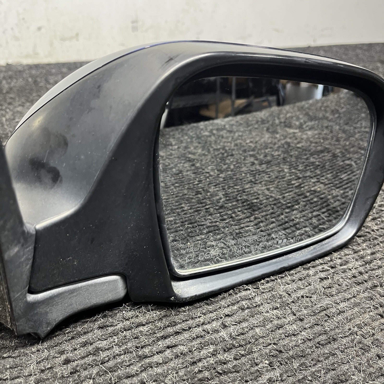 ☑️ 2008-2014 Subaru WRX STI RH Right Passenger Door Mirror DGM Dark Blue OEM