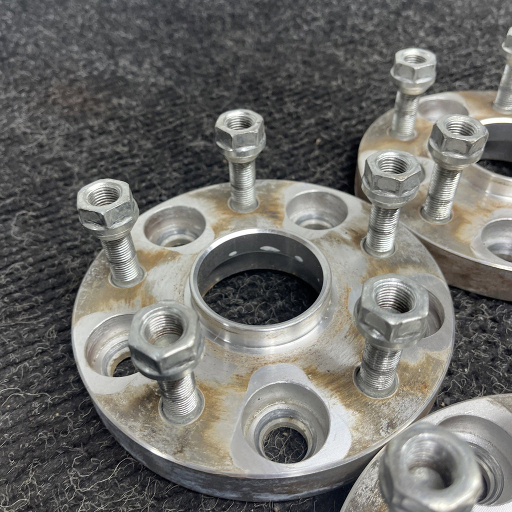 ☑️4x 20mm Black Hubcentric Wheel Spacers 5x100  BRZ impreza legacy Forester 86