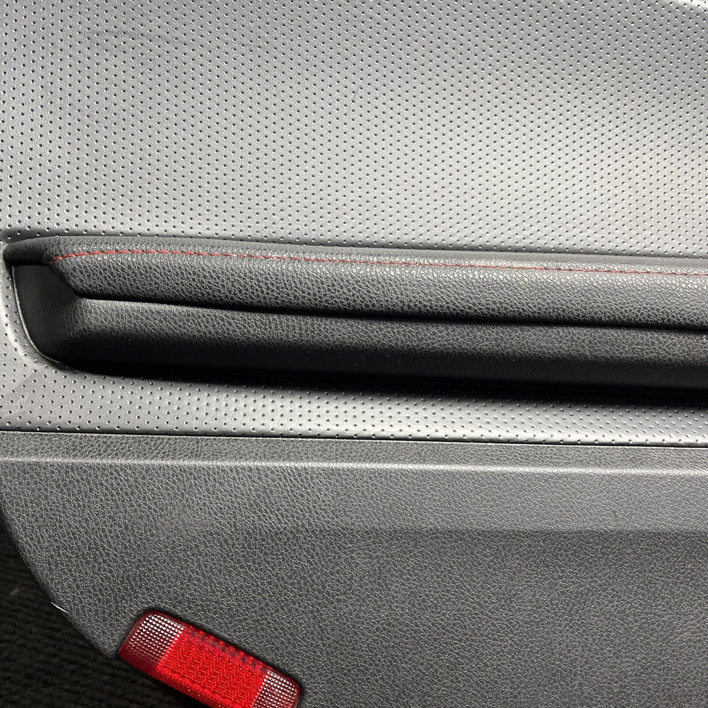 ☑️ 2013-2016 LH SCION FRS BRZ 86 OEM RED STITCHED DOOR PANELS SPEAKER ARM REST