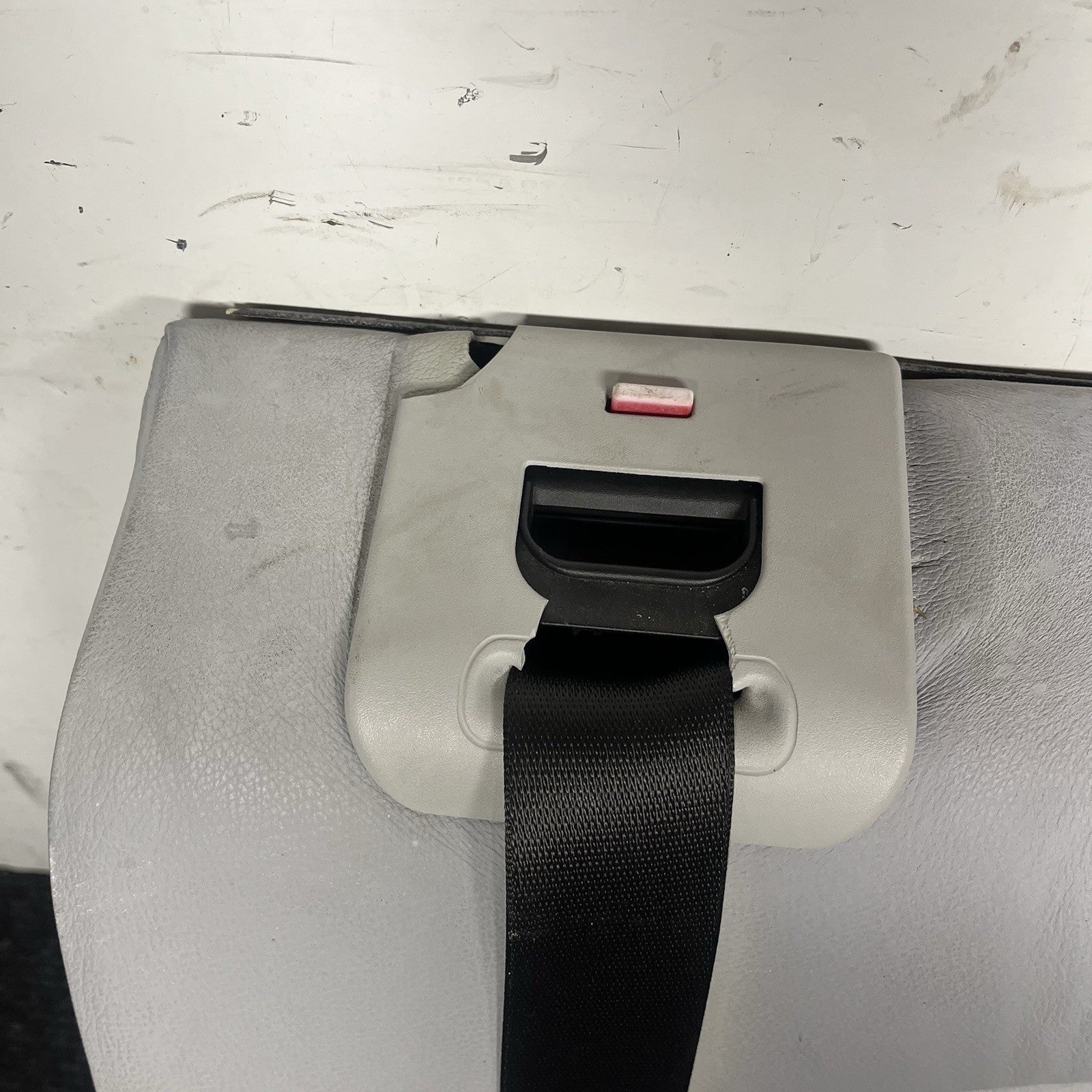 ☑️94-99 BMW E36 3-Series Coupe Sedan Rear Seat Folding Backrest Grey Leather OEM