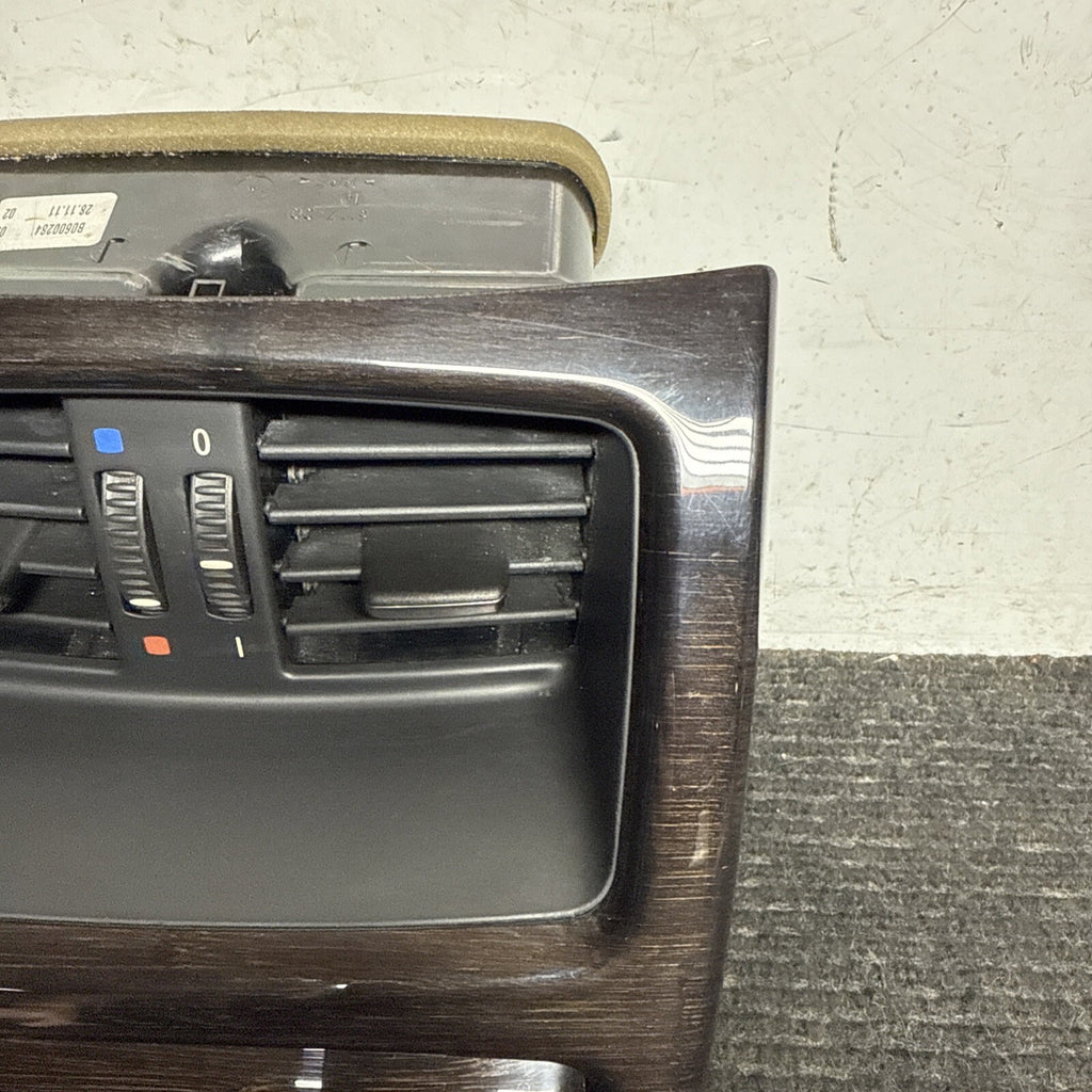 ☑️ BMW E92 E93 328 335 M3 Rear Center Console Air Vent Ashtray Wood Panel OEM