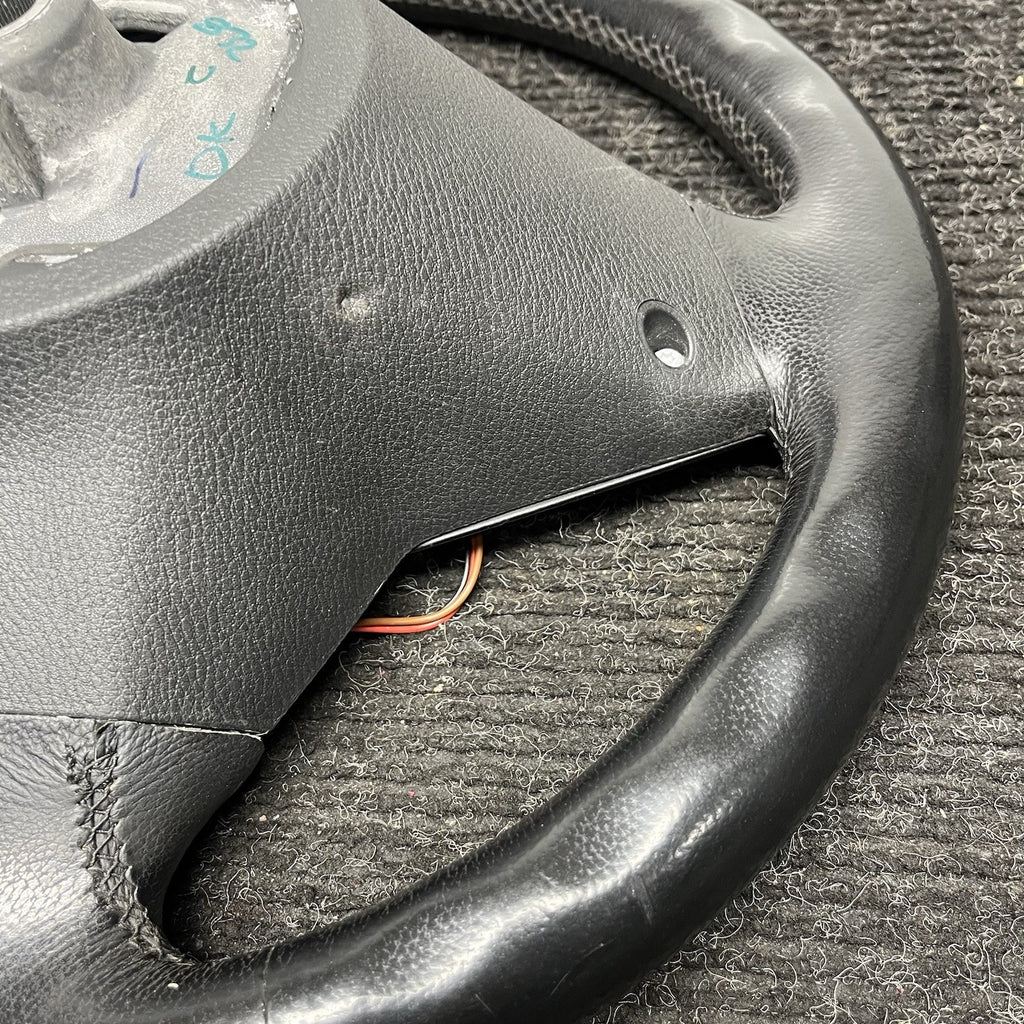 ☑️ 2007-2013 BMW E70 X5 Sport Leather Steering Wheel Assembly Black OEM