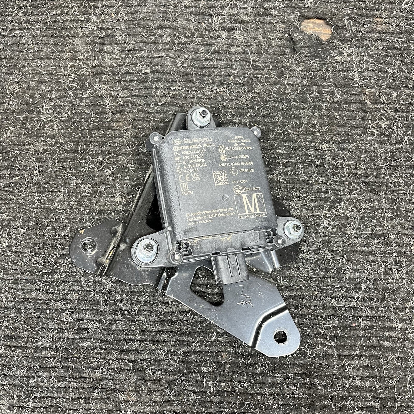 ☑️ OEM 22-23 Subaru BRZ Blind Spot Radar Unit Object Sensor Module 87611-CC001