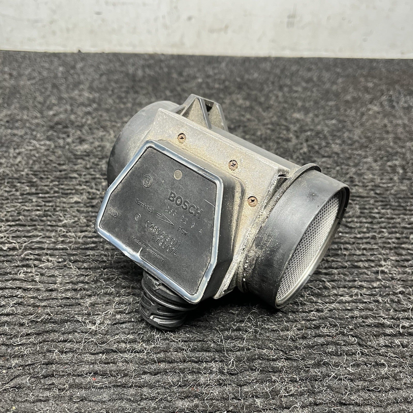 ☑️ BMW E36 M50NV Non Vanos MAF Mass Airflow Sensor Meter Bosch 0280213011