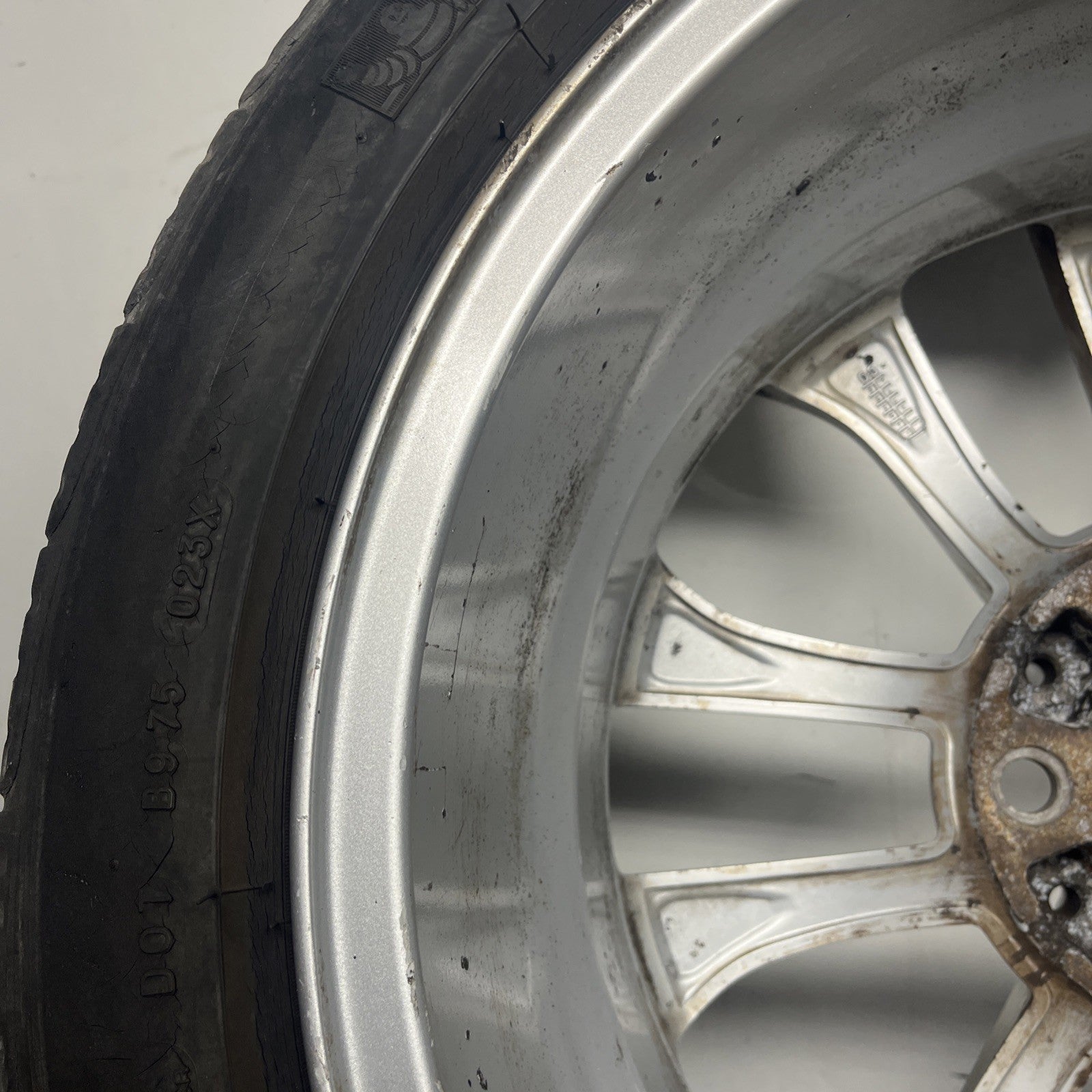 ☑️ Bmw E46 330 328 325 Oem Rim Factory Wheel 17" X 7" 10 Spoke Scuffs 6757042