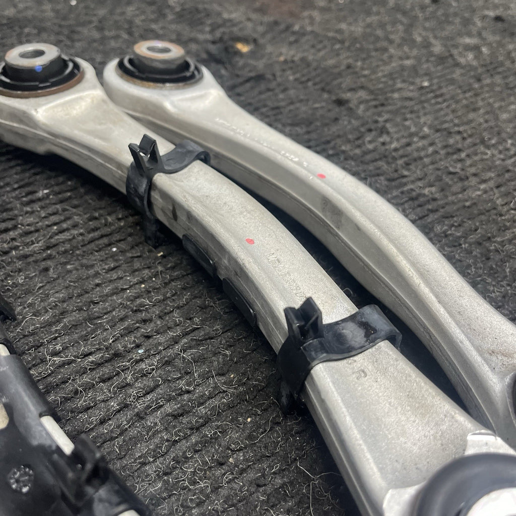 ☑️ 2008-2013 BMW E9x M3 Factory Rear Wishbone Guide Link Control Arm Set OEM