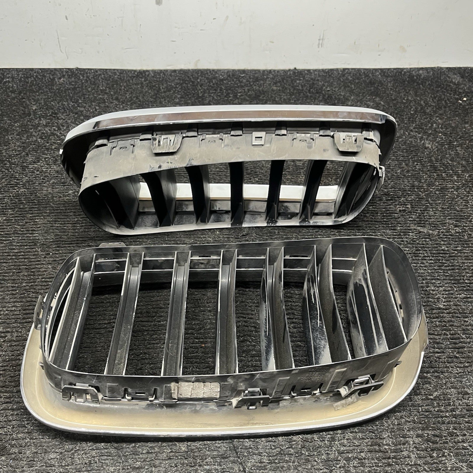 ☑️ 2014-18 BMW X5 F15 KIDNEY GRILLE RIGHT & LEFT 7316076 7316075 OEM