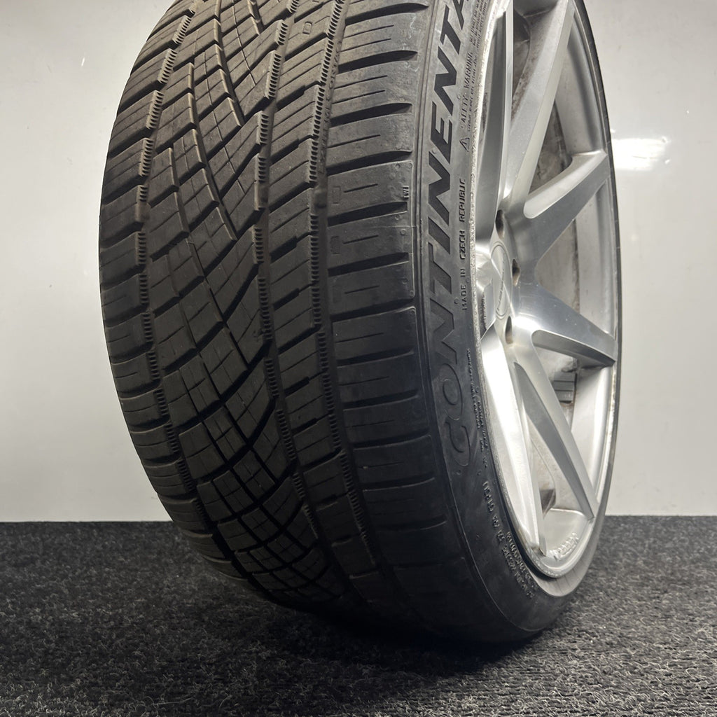 ☑️ ONE Vossen CV3 Silver Wheel W/TIRE & Cap 20x10.5 et30 5x112