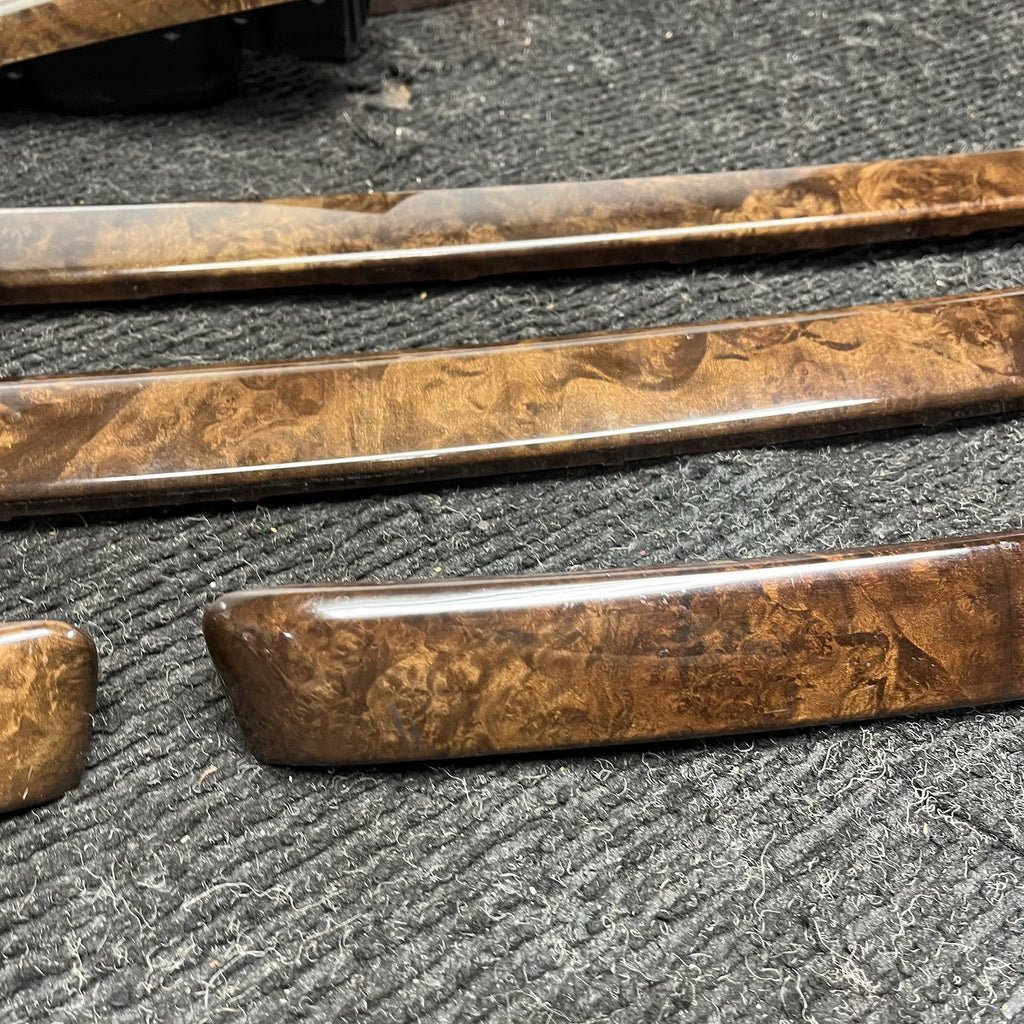 ☑️ 07-08 OEM BMW E93 335i Interior Dash Door Center Console Fine Wood Trim SET
