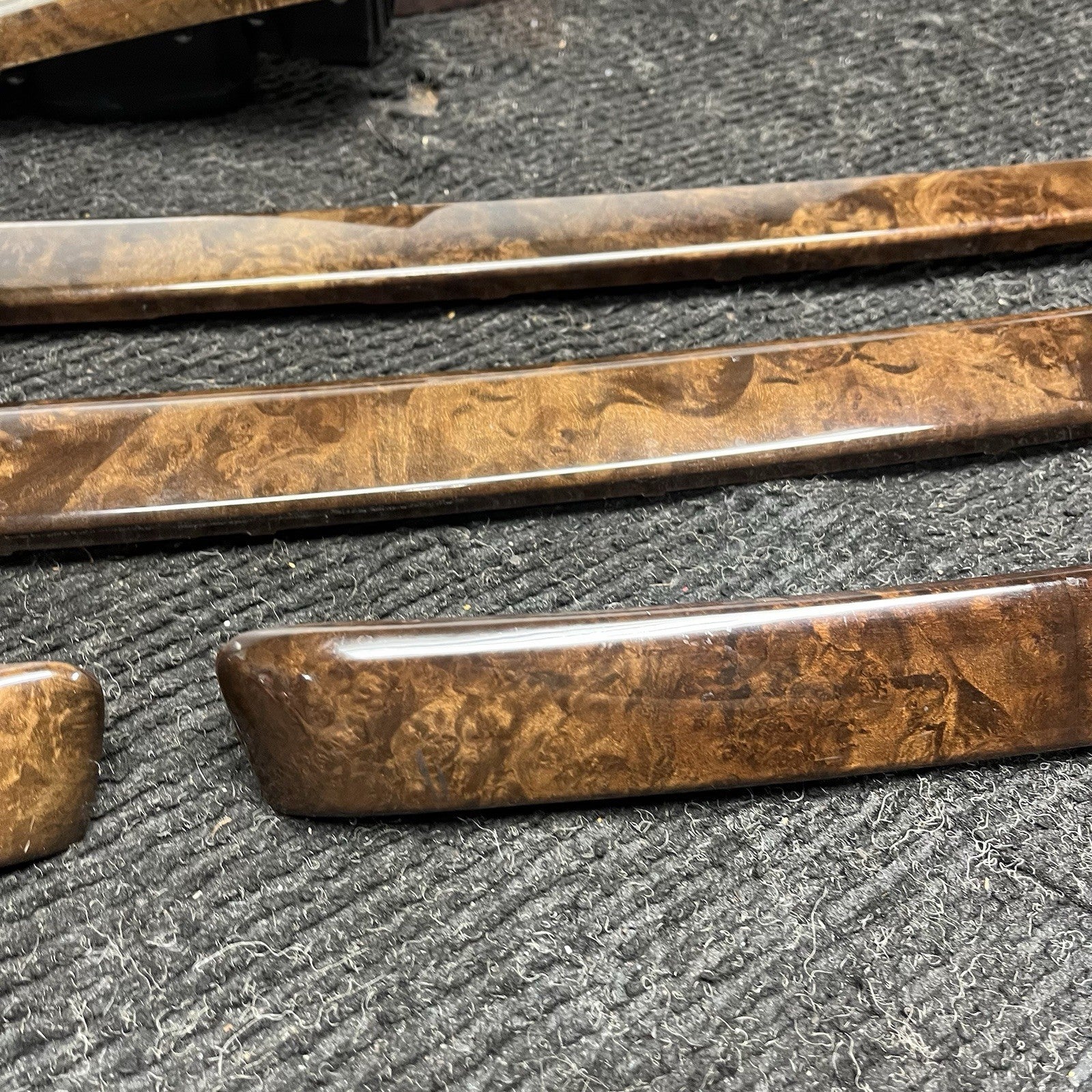 ☑️ 07-08 OEM BMW E93 335i Interior Dash Door Center Console Fine Wood Trim SET
