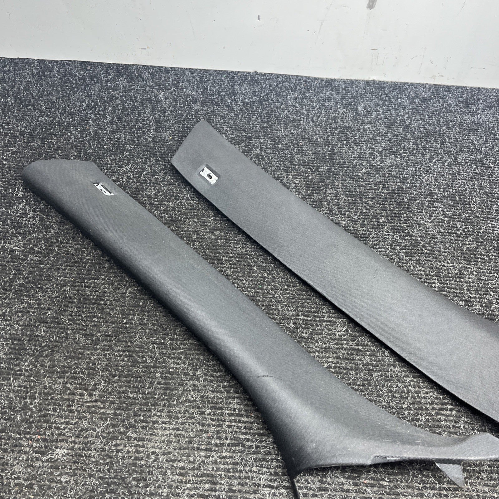 ☑️ BMW OEM X5 E70 07-13 FRONT LEFT & RIGHT SIDE SET A PILLAR TRIM COVER BLACK