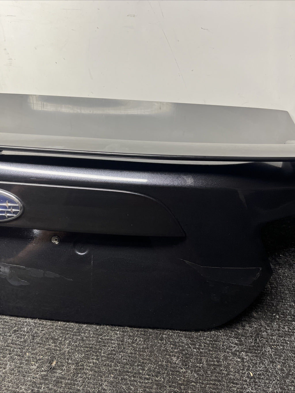 ☑️ 13-16 SUBARU BRZ REAR TRUNK LID DECK ASSEMBLY W/ SPOILER & CAMERA GRAY OEM