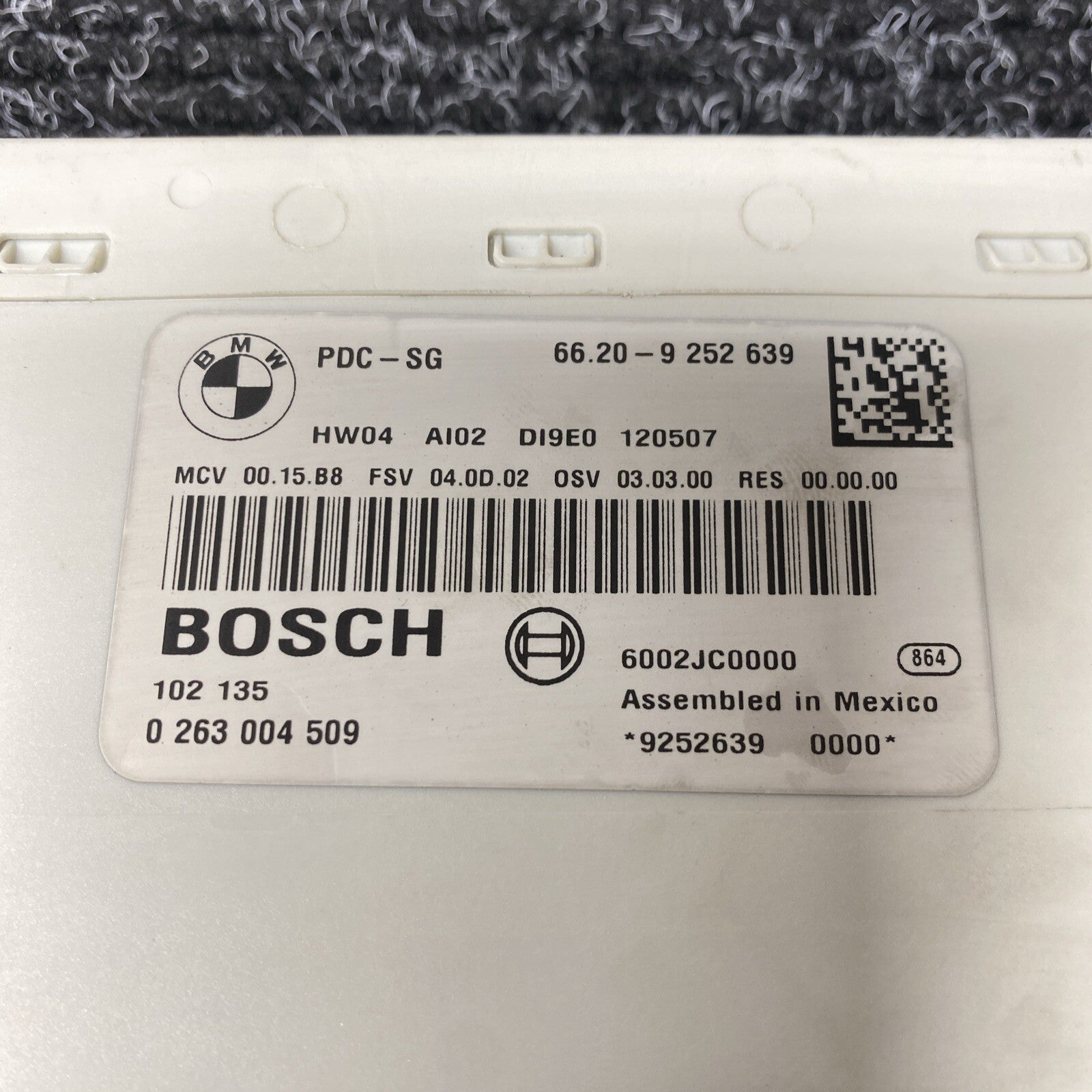 ☑️ 06-13 OEM BMW E82 E90 E92 135 335 M3 Parking Distance Control Module Unit PDC
