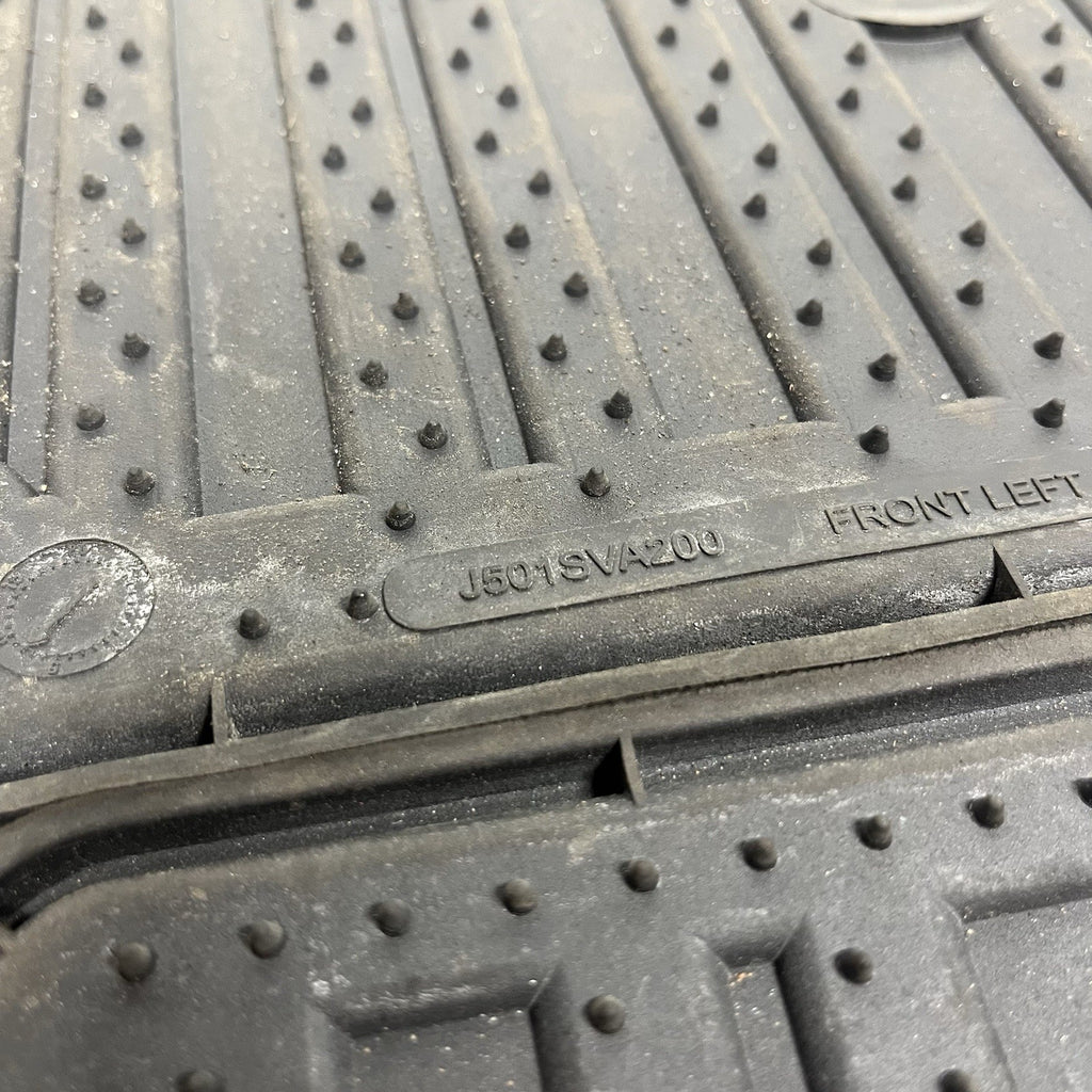 ☑️ SUBARU WRX STI 2.5L 2015 ALL WEATHER RUBBER FLOOR MAT SET J501SVA200 OEM