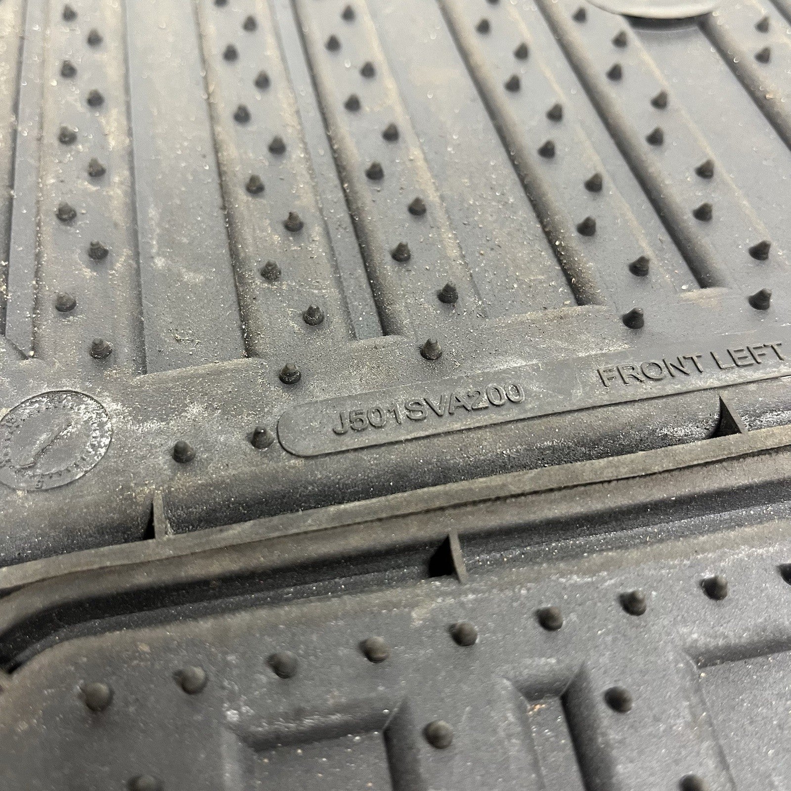☑️ SUBARU WRX STI 2.5L 2015 ALL WEATHER RUBBER FLOOR MAT SET J501SVA200 OEM