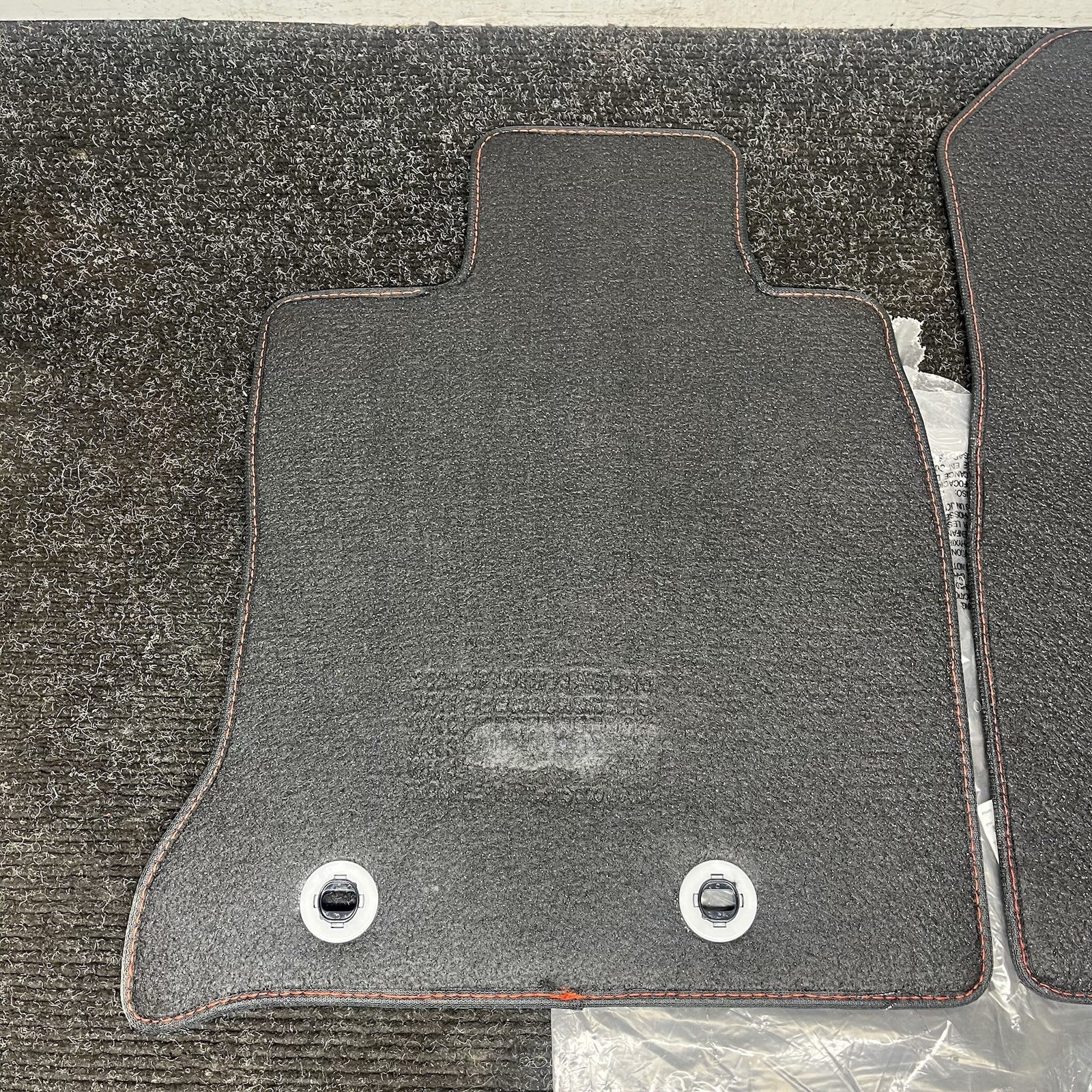☑️ 2022-2025 Subaru BRZ OEM Black Carpeted Floor Mats Red Stitching Brand New