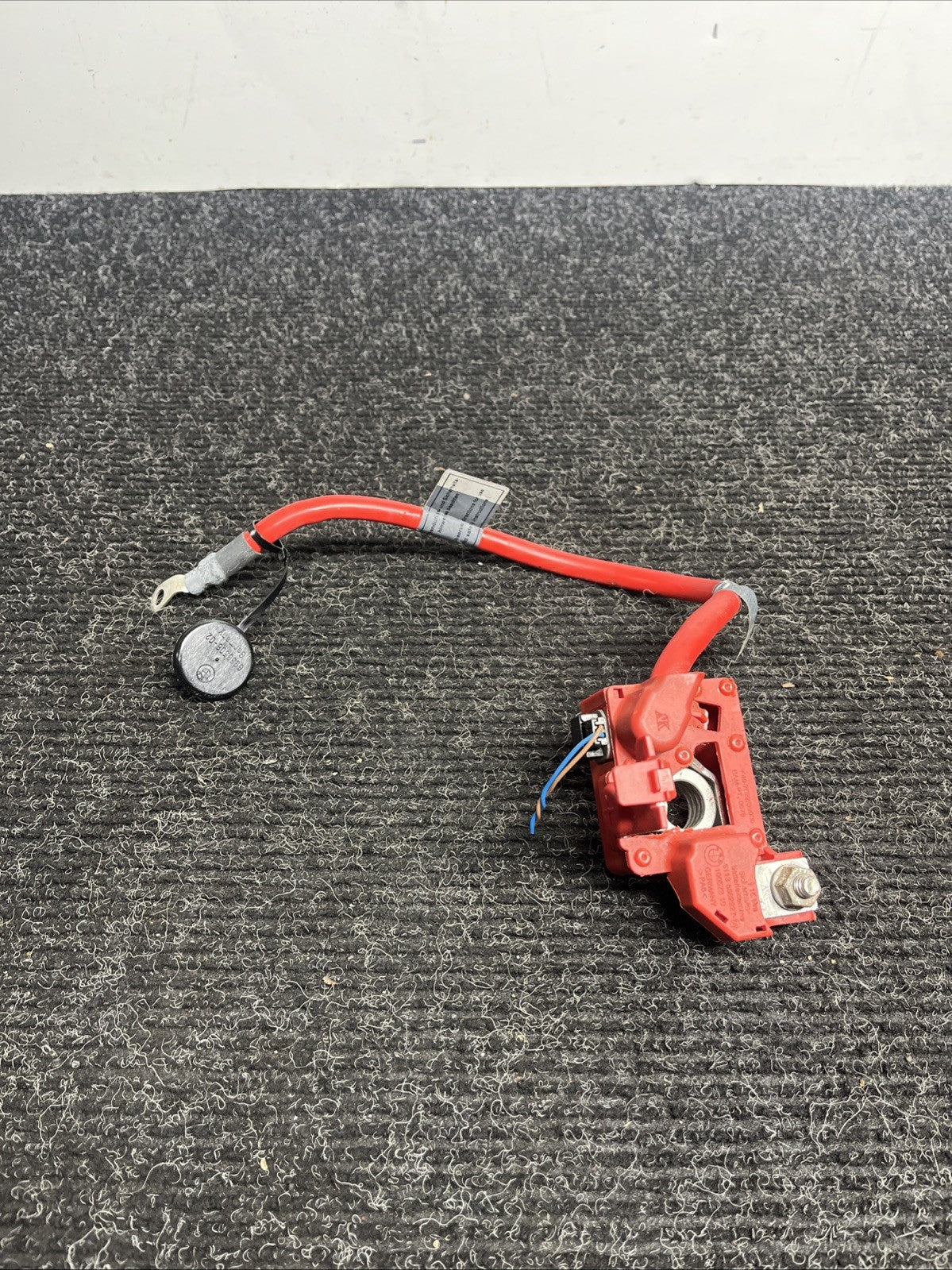 ☑️ 06-13 OEM BMW E82 E90 E92 M3 Battery Plus Pole Terminal Positive Red Cable